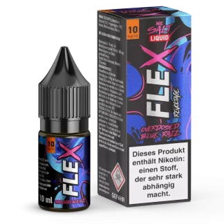 Overdosed Blue Razz- Revoltage Flex - Nikotinsalz Liquid 10ml (0mg/10mg/20mg)