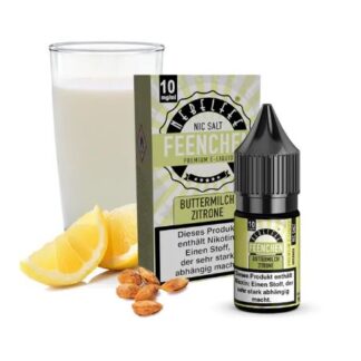Nebelfee Nikotinsalz Liquid 10ml Buttermilch Zitrone