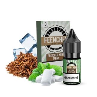 Nebelfee Nikotinsalz Liquid 10ml Frischer Minz Tabak 0mg