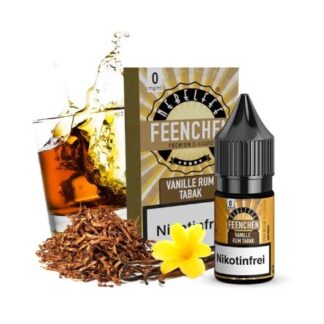 Nebelfee Nikotinsalz Liquid 10ml Vanille Rum Tabak 0mg