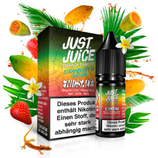Just Juice Nikotinsalz Liquid 10ml Strawberry & Curuba