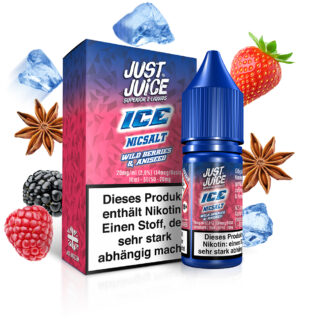 Just Juice Nikotinsalz Liquid 10ml Wild Berries & Aniseed Ice
