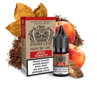 OWL Smoke Leaf Nikotinsalz Liquid 10ml Apple Tobacco