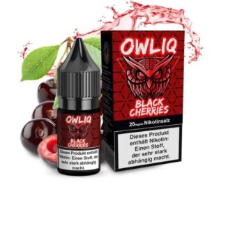 OWLIQ Overdosed Nikotinsalz Liquid 10ml Black Cherries