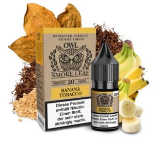 OWL Smoke Leaf Nikotinsalz Liquid 10ml Banana Tobacco