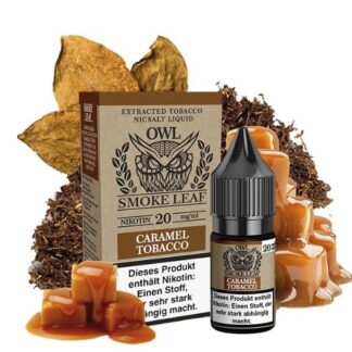 OWL Smoke Leaf Nikotinsalz Liquid 10ml Caramel Tobacco