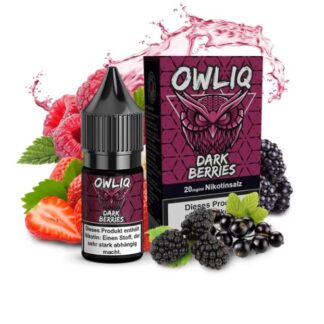 OWLIQ Overdosed - Nikotinsalz Liquid 10ml Dark Berries