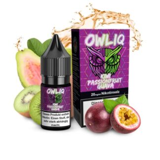 OWLIQ Overdosed - Nikotinsalz Liquid 10ml Kiwi Passionruit Guava